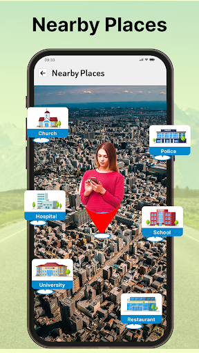 Captura de pantalla de Live Satellite View GPS Map