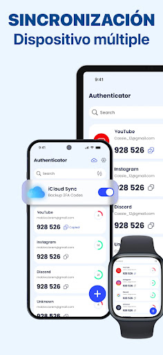 Captura de pantalla de Authenticator App - 2FA Auth