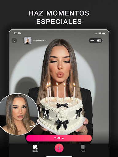 Captura de pantalla de Glam IA: Edita Fotos y Videos