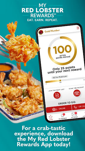 Captura de pantalla de Red Lobster Dining Rewards App