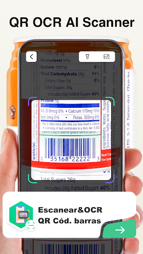 Captura de pantalla de Safe QR Barcode OCR AI Scanner
