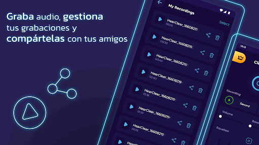 Captura de pantalla de Amplificador de sonido y voz