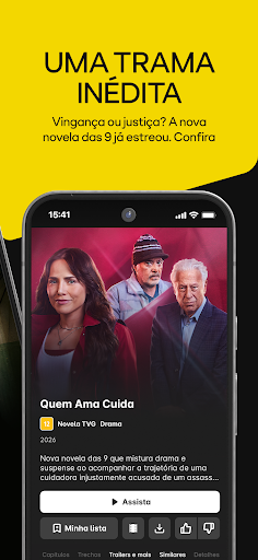 Captura de pantalla de Globoplay: Novelas, séries e +