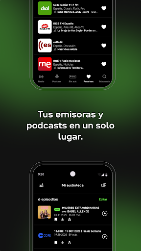 Captura de pantalla de radio.es - radio y podcast