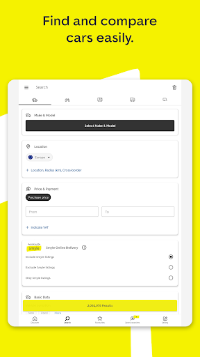 AutoScout24: Automobile market screenshot
