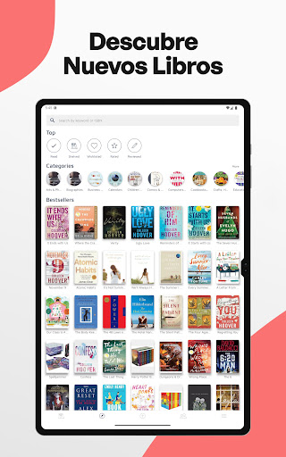 Captura de pantalla de Bookshelf - Biblioteca virtual