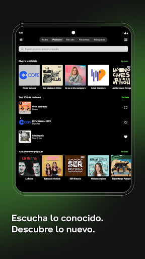 Captura de pantalla de radio.es - radio y podcast