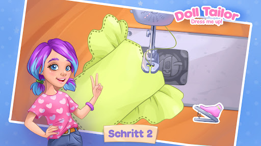 Mädchen Ankleidespiele. Nähen Screenshot