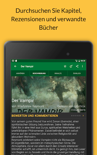 LibriVox Hörbücher Screenshot
