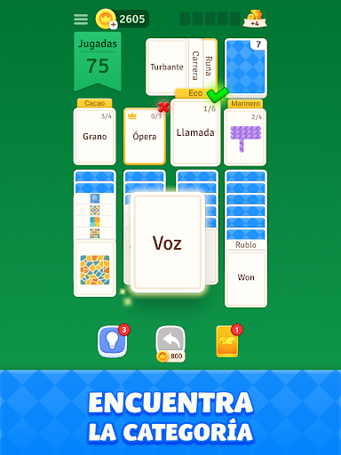 Captura de pantalla de Solitaire Associations Journey