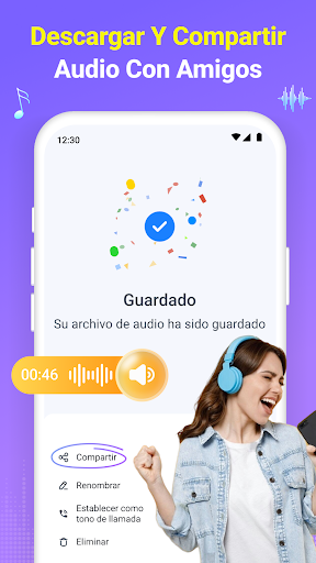 Captura de pantalla de Cambiador de Voz y Efectos