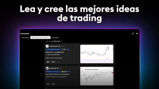 Captura de pantalla de TradingView - Bolsa de Valores