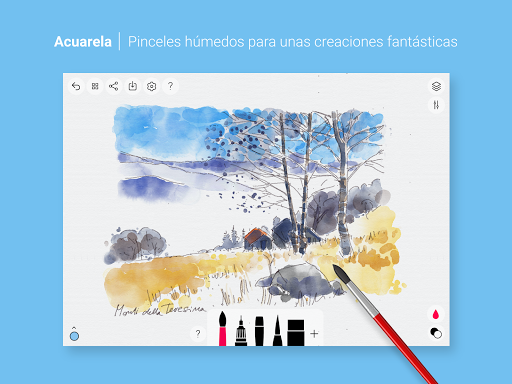 Captura de pantalla de Tayasui Sketches