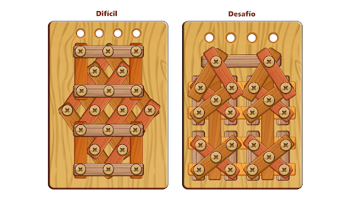 Captura de pantalla de Wood Nuts & Bolts Puzzle