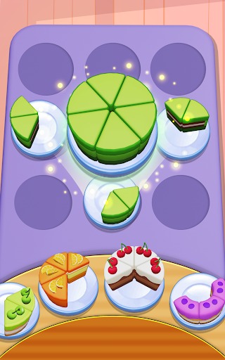 Captura de pantalla de Cake Sort - clasificar tartas