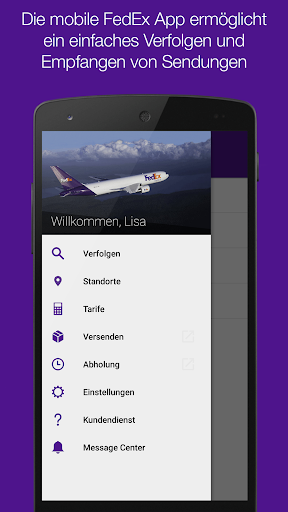 FedEx Mobile Screenshot