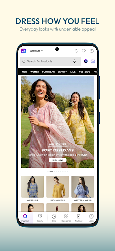 Tata CLiQ Fashion Shopping screenshot