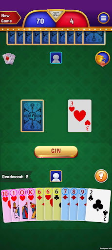 Captura de pantalla de Gin Rummy - Classic Cards Game