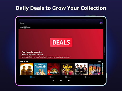 Captura de pantalla de Movies Anywhere