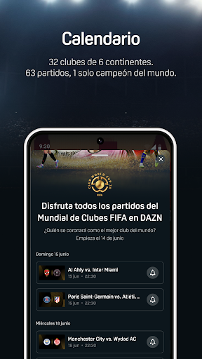 Captura de pantalla de DAZN - Deportes en Directo