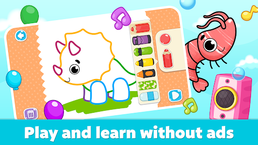 Coloring for Kids: Drawing 2-6 screenshot