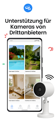 Überwachungskamera App: Visory Screenshot