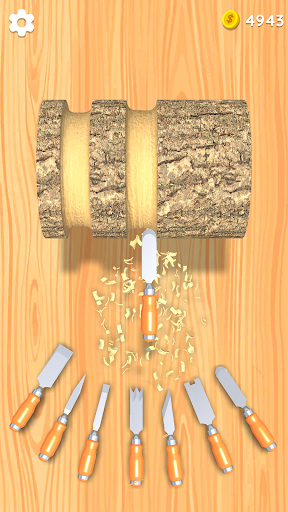 Captura de pantalla de Wood Turning 3D - Carving Game