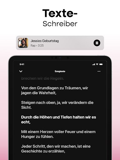 MyTunes: KI-Musik-Generator Screenshot