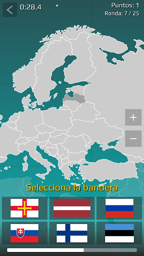 Captura de pantalla de World Map Quiz
