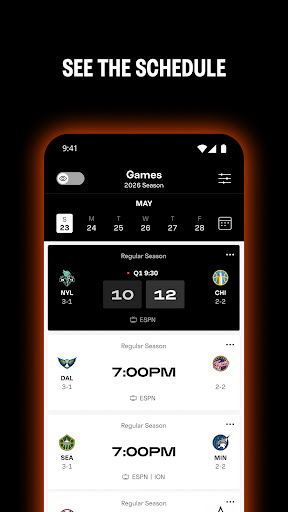 WNBA - Live Games & Scores Screenshot
