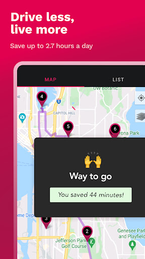 Captura de pantalla de RoadWarrior Route Planner