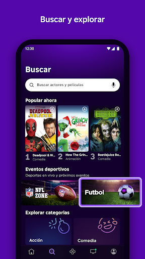 Captura de pantalla de Roku