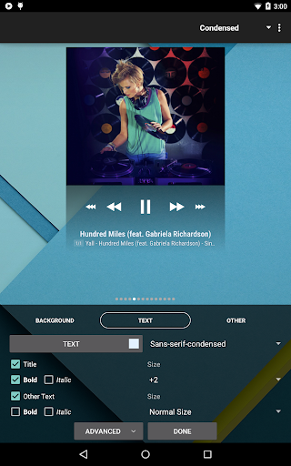 Captura de pantalla de Poweramp