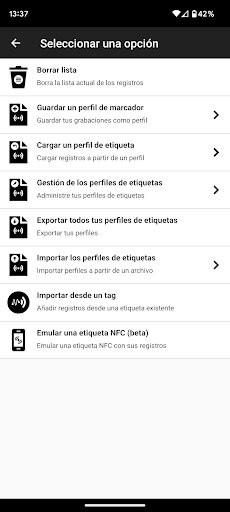 Captura de pantalla de NFC Tools - Pro Edition