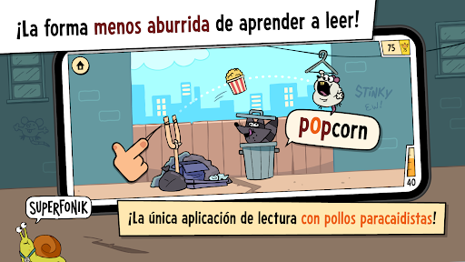 Captura de pantalla de Superfonik: Lectura para niños