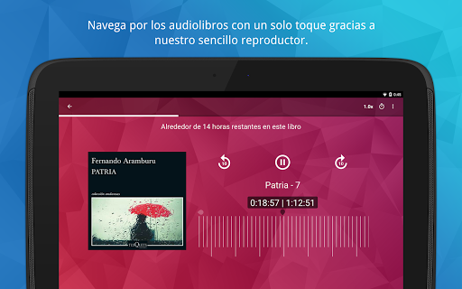 Captura de pantalla de Kobo Books eBooks Audiolibros