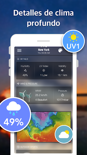Captura de pantalla de Tiempo y radar y widgets