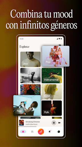 Captura de pantalla de Suno - Música con IA