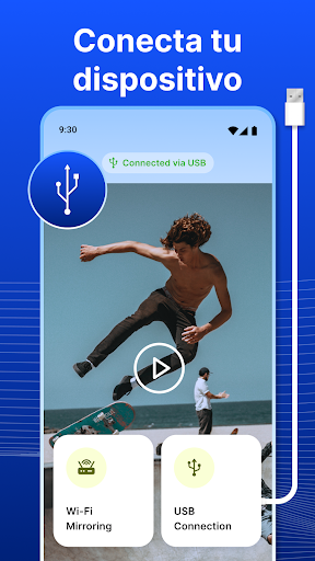 Captura de pantalla de Conector USB - Conectar a TV