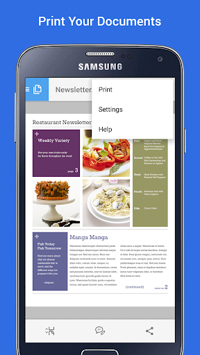 Samsung Print Service Plugin screenshot