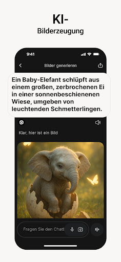 Chatbot-App: KI-Assistent Screenshot