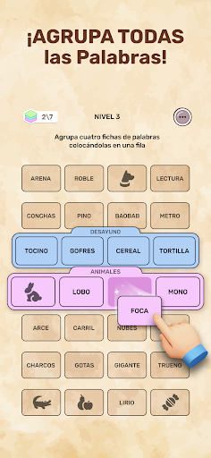 Captura de pantalla de Connect Word Juego de Palabras
