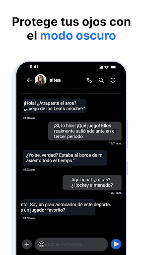Captura de pantalla de Mensajes