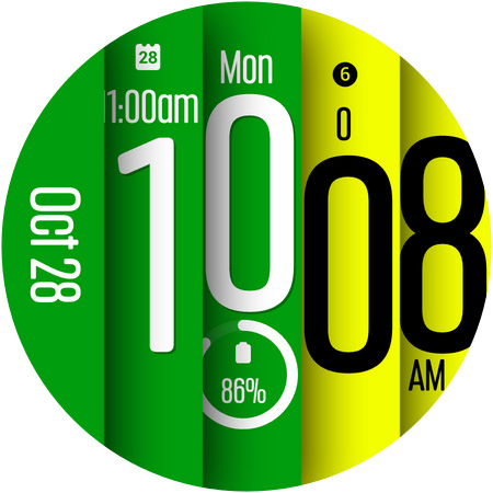 Captura de pantalla de Stretch Fall - Watch face