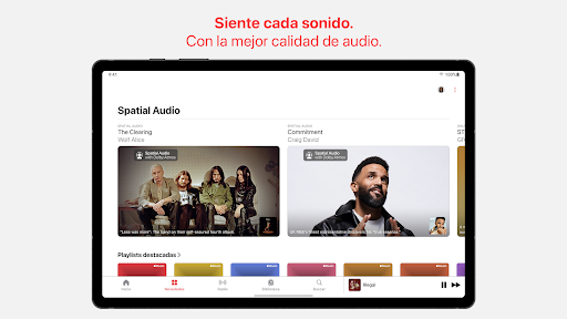 Captura de pantalla de Apple Music