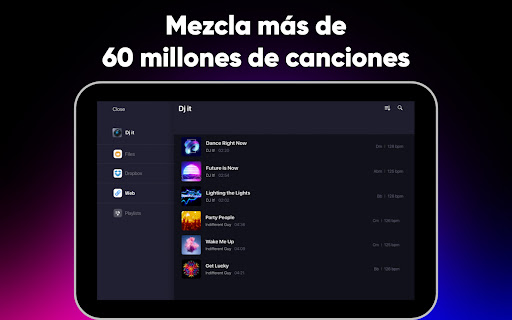 Captura de pantalla de Dj it! - Mezclador de música