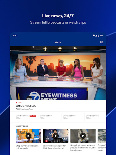 Captura de pantalla de ABC7 Los Angeles