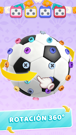 Captura de pantalla de 3D Bolt Master: Screw Pin Jam