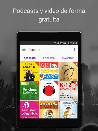 Captura de pantalla de Podcast Radio Música- Castbox