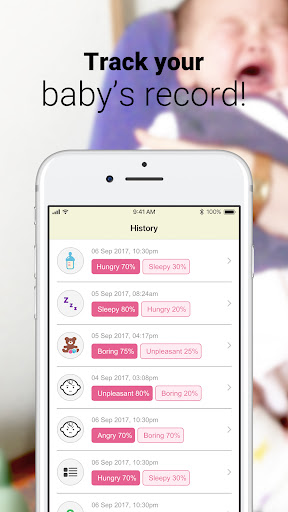 Captura de pantalla de CryAnalyzer - baby translator